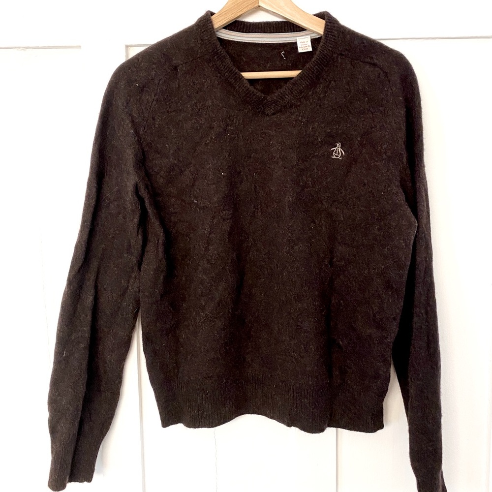 Penguin wool sweater